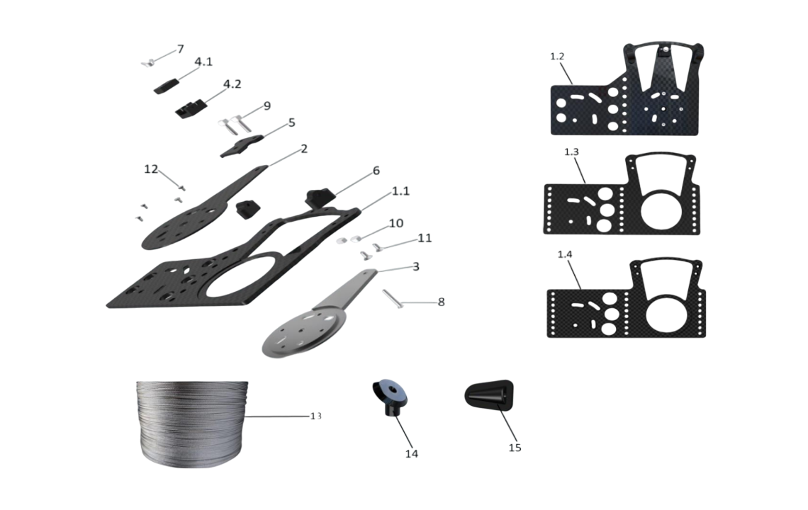 Falcon Racing steering shoes plate